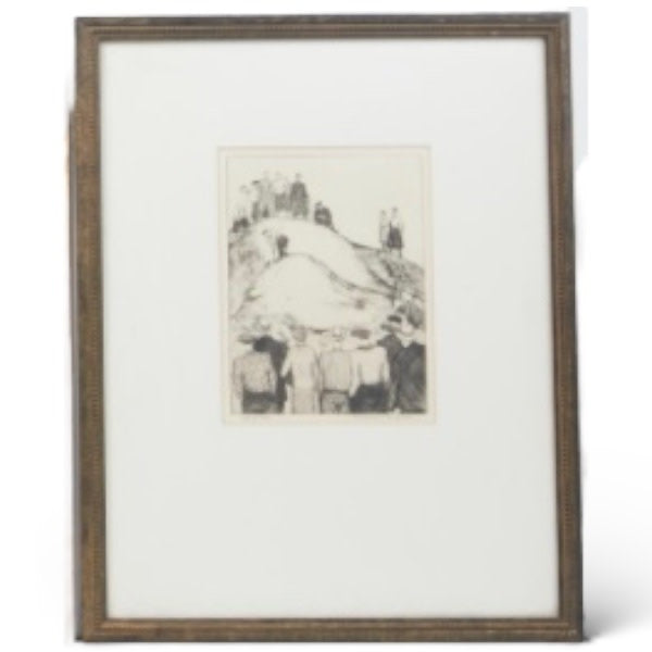 Cup of Woe etching by Mildred Coughlin, view 2 | Cayen Home