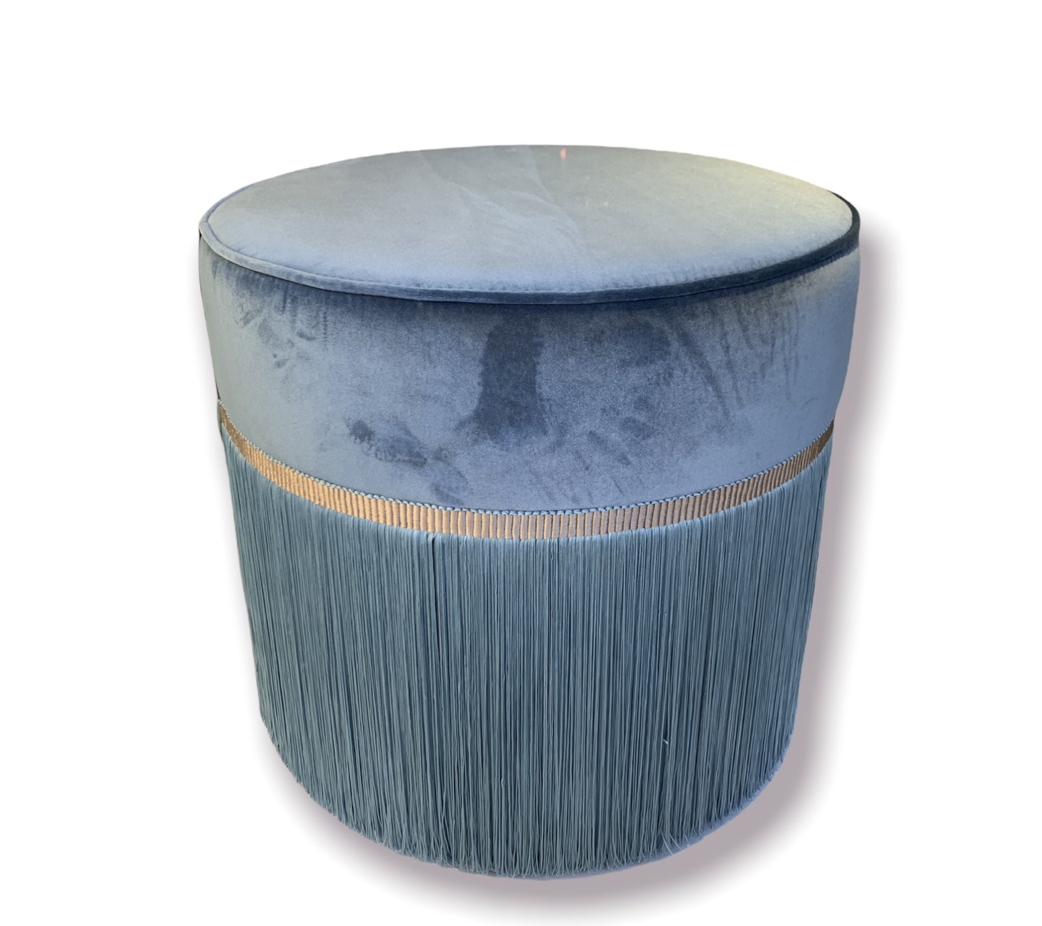 Light blue pouf | Cayen Home