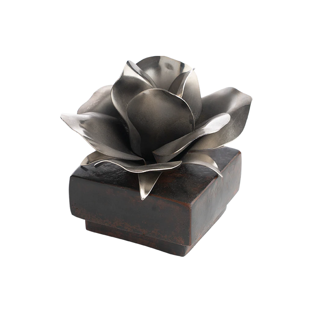 Jan Barboglio Rosa box, nickel | Cayen Home