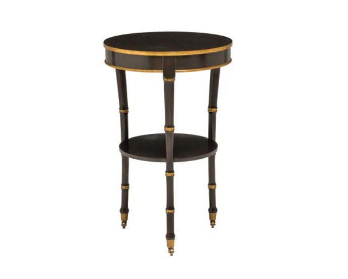 Maitland-Smith dark cherry finished occasional table | Cayen Home