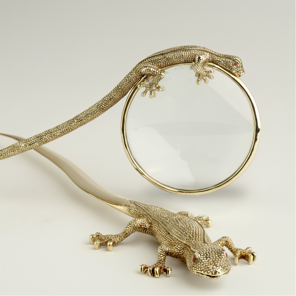 L'Objet gecko magnifying glass, view 2 | Cayen Home
