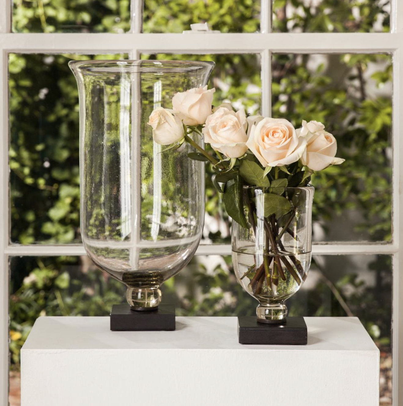 Jan Barboglio Torreon candelabra, hand-blown, large, view 2 | Cayen Home