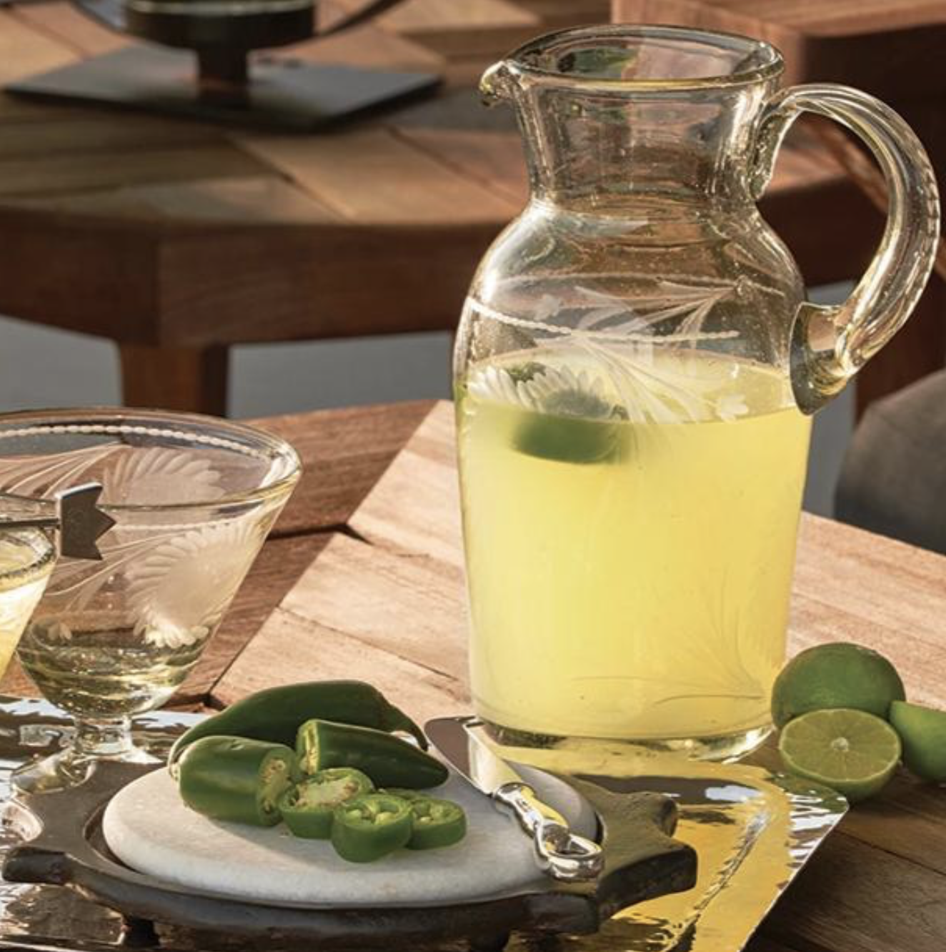 Jan Barboglio Jarron Girasol pitcher, view 2 | Cayen Home
