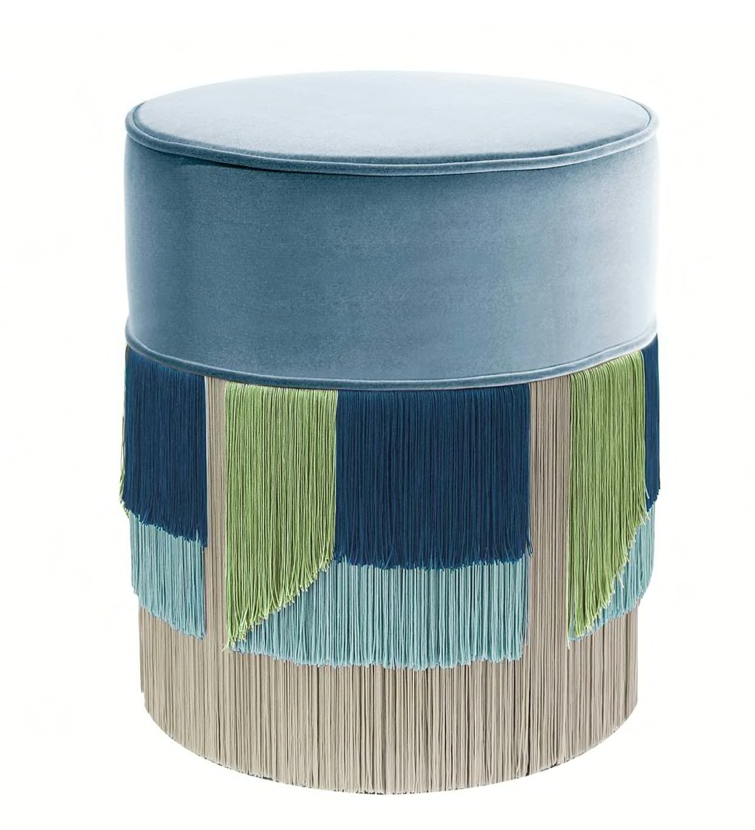 Geo Flo pouf, view 2 | Cayen Home