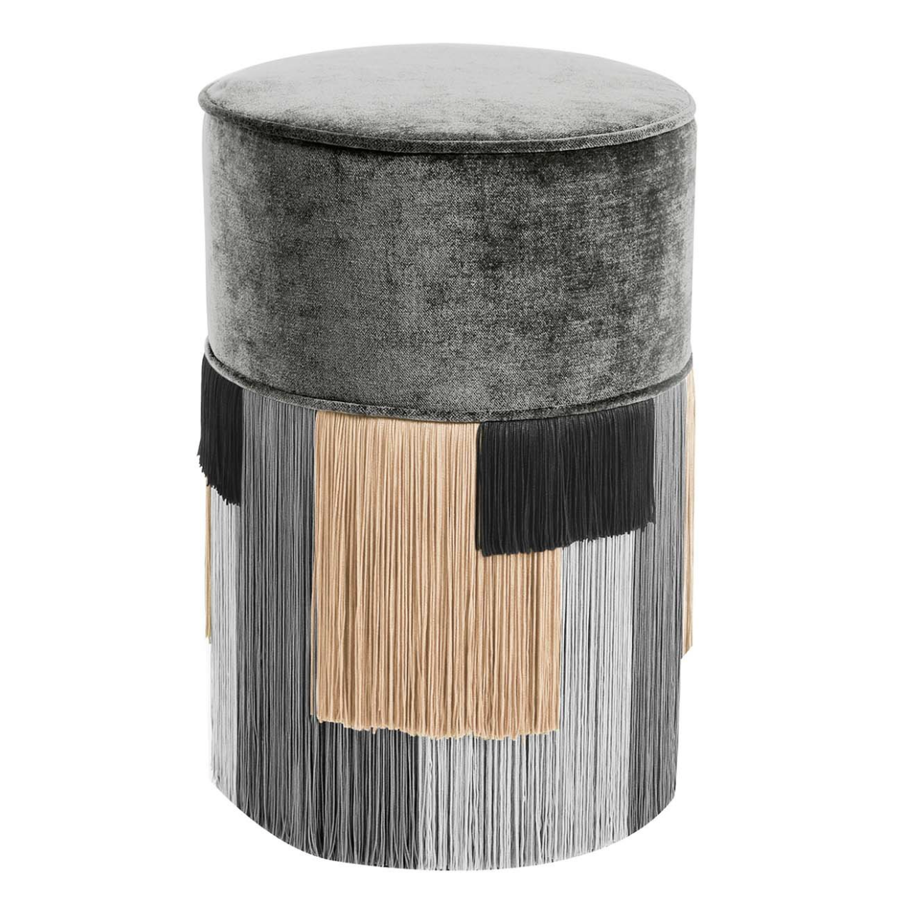 Geo Flo pouf, view 3 | Cayen Home