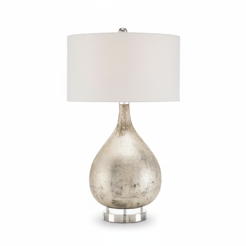 John-Richard lamp in weathered silver finish | Cayen Home