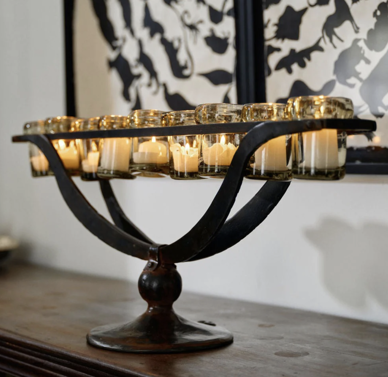 Jan Barboglio Tutjer rail candelabra, view 2 | Cayen Home