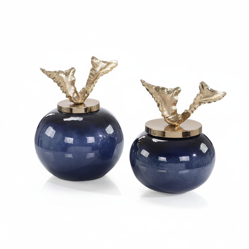 John-Richard Blueberry vases, set of two | Cayen Home