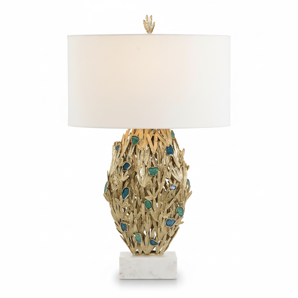 John-Richard Embellished Fronds table lamp | Cayen Home