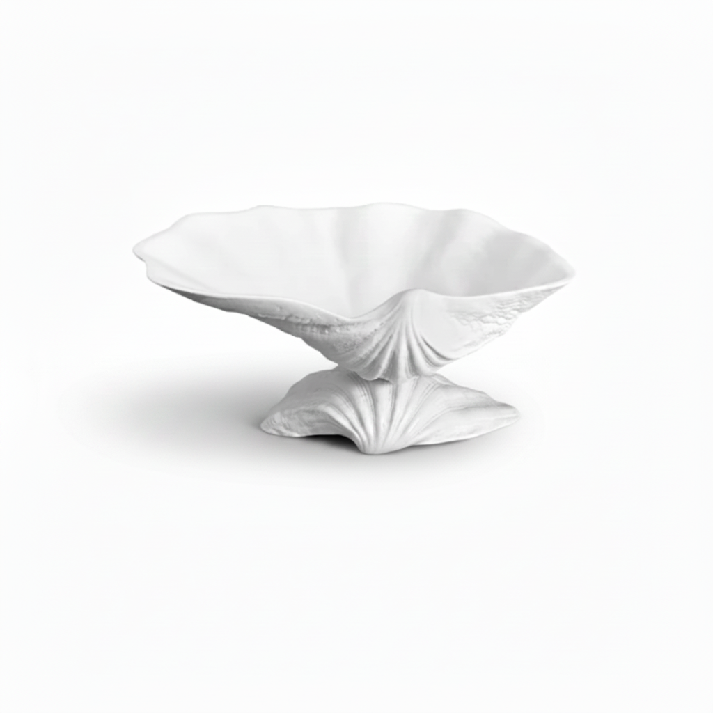 L'Objet Neptune bowl, medium, white, view 2 | Cayen Home