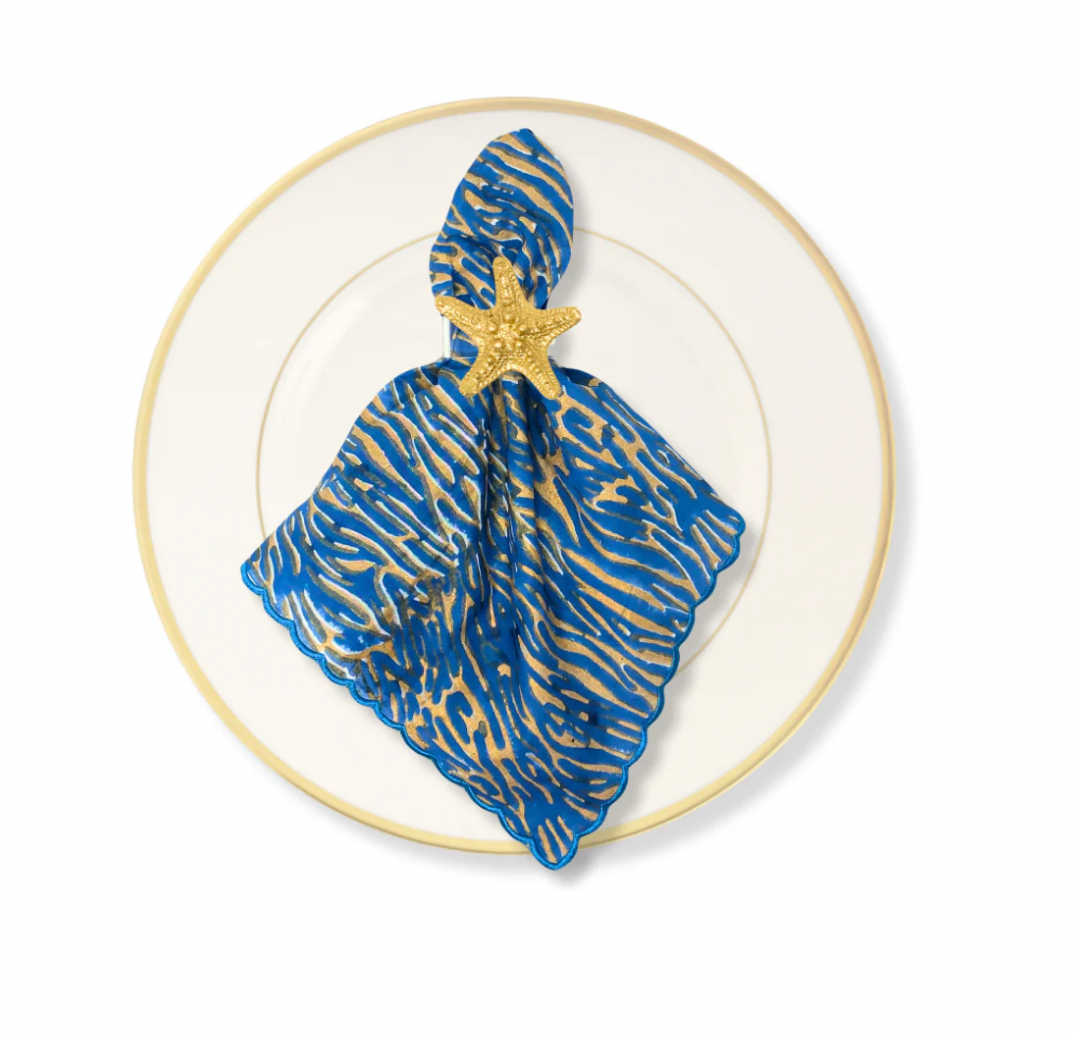Southern Tribute starfish napkin rings, set of four | Cayen Home