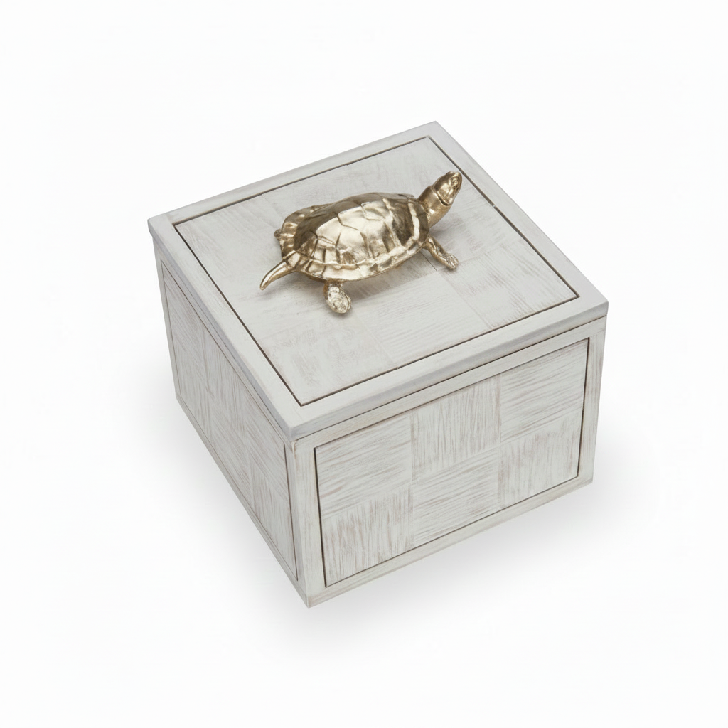 Chelsea House tortoise box, large, view 2 | Cayen Home