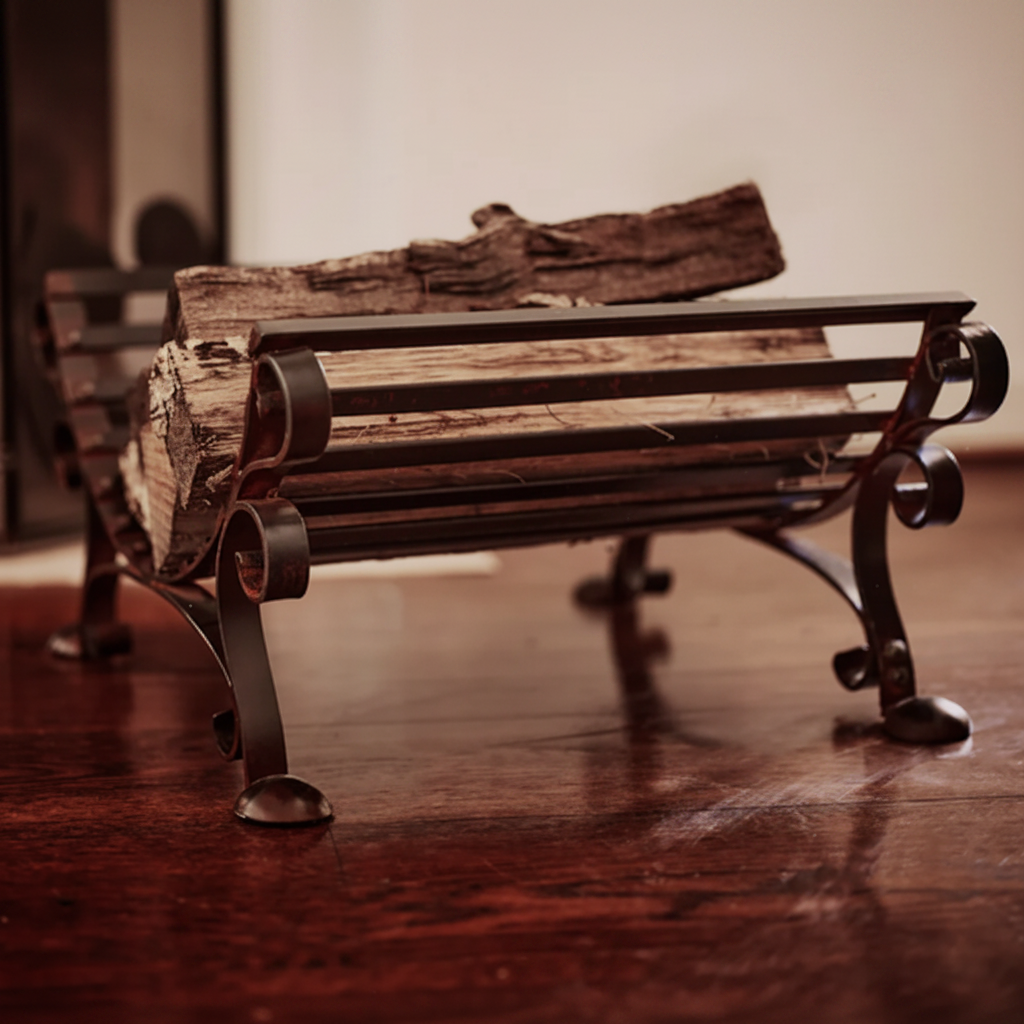 Jan Barboglio Lenero firewood holder, view 3 | Cayen Home